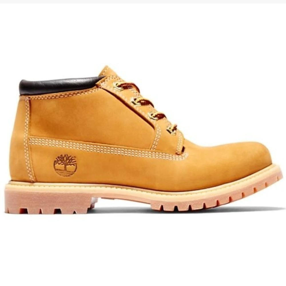6 W 6 WIDE Timberland Nellie Waterproof Wheat Brown Tan Leather Chukka Boots NEW